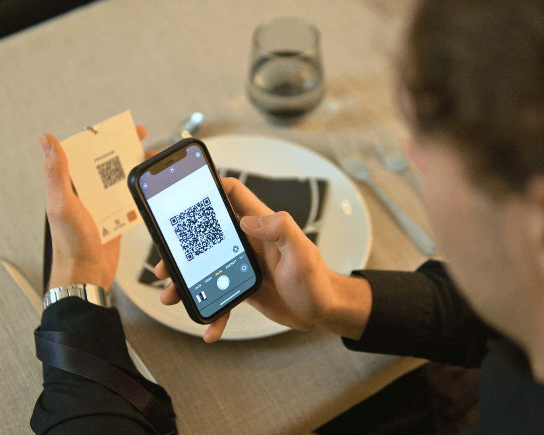 QR-kode for arrangement